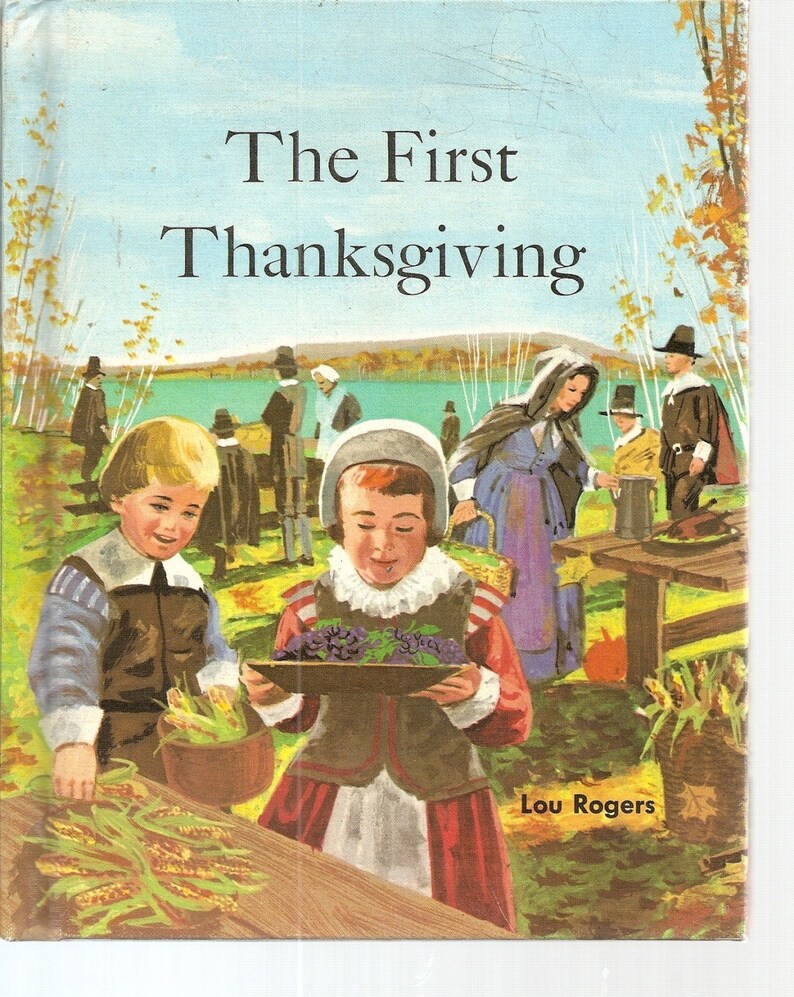 The First Thanksgiving 1962 Follett Publishing Vintage | Etsy