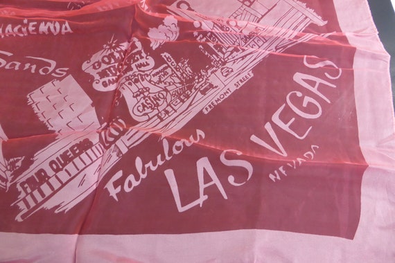Vintage Pink Sheer Chiffon Fabulous Las Vegas Ladi
