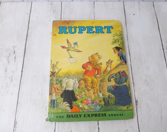 Vintage Rupert The Daily Express Annual 1972 UK  Childrens Book