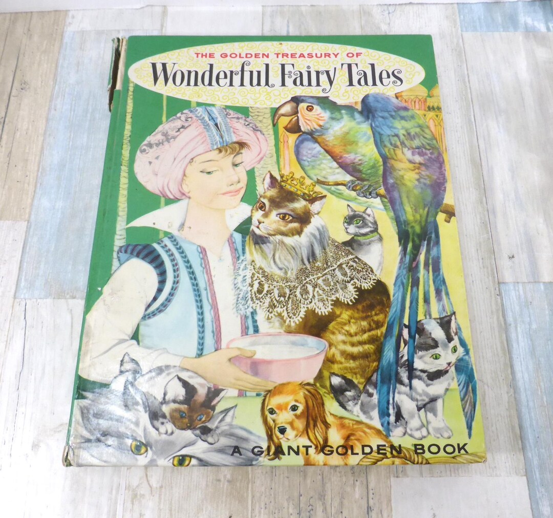 Vintage the Golden Treasury of Wonderful Fairy Tales 1961 A Giant ...