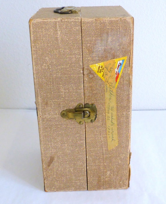 Vintage Doll Wardrobe Closet And Carrying Case For 12 Inch Etsy