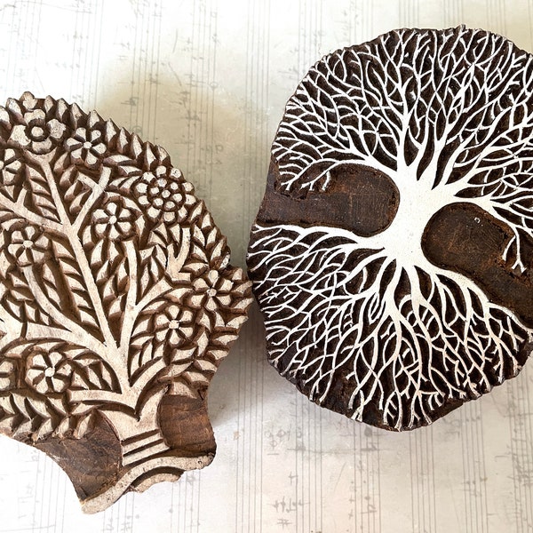 Wood Carved Stamp Etsy