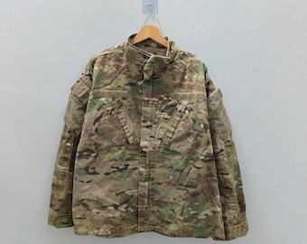 Vintage 1980s Army Military Chemical Protective Suit Jacket