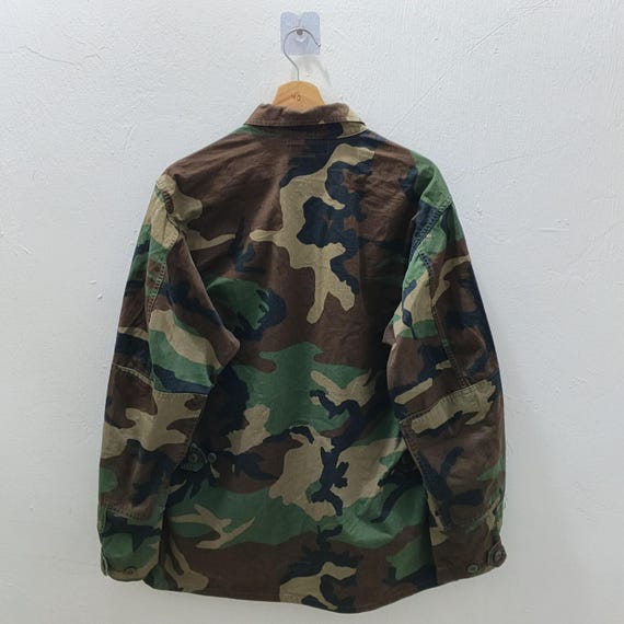 Vintage 80's US Army M81 Woodland Camouflage BDU Jacket - Etsy