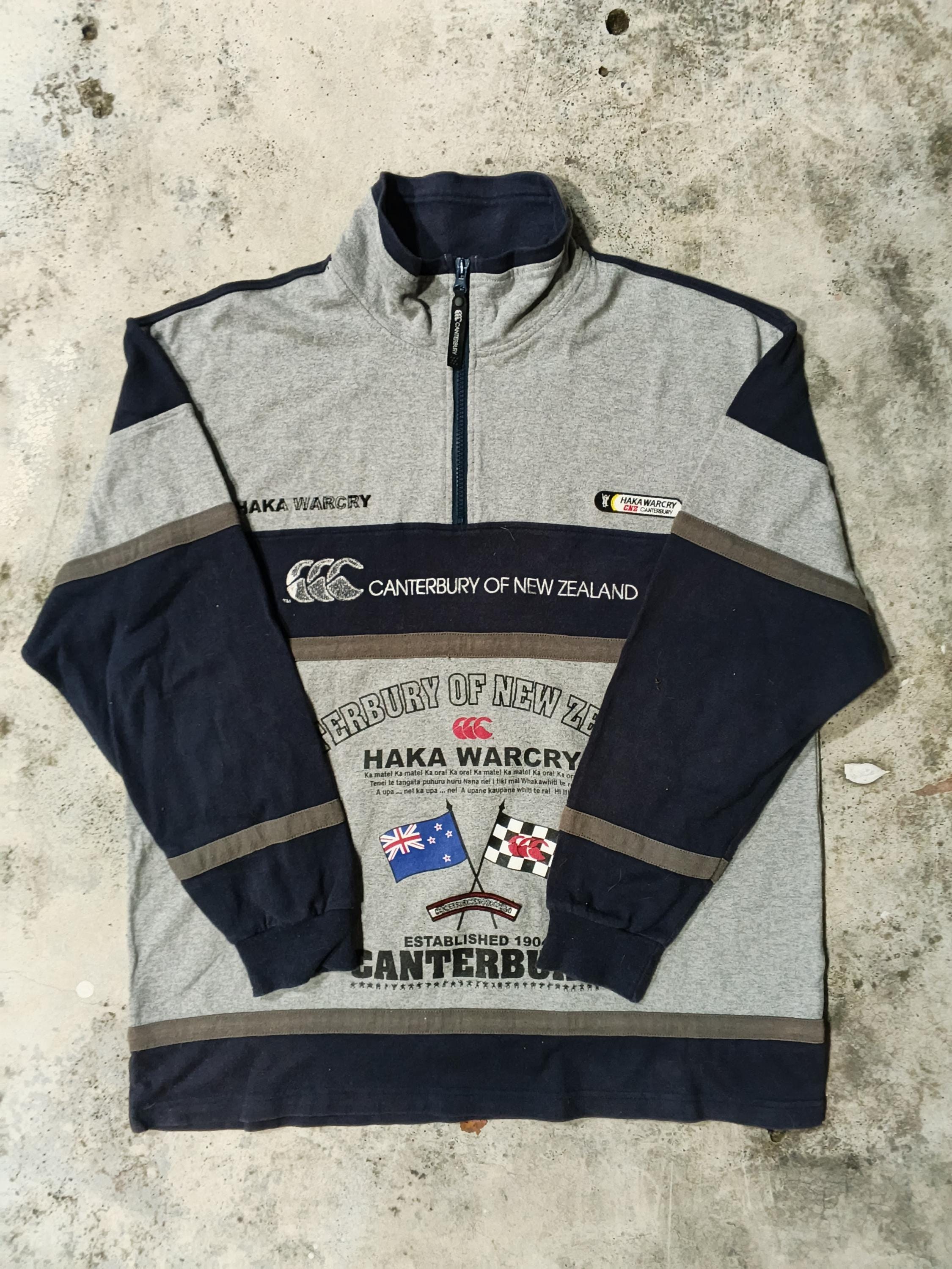 Maillot De Rugby Du Tri Nations Canterbury Des Années 90 Taille L