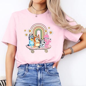 Blue Dog Shirt Blue Dog Midnights Shirt Cute Shirts Cartoon Birthday Girl Tee Party Shirt Funny Tees Toddler Tee Cute Cartoon Shirt
