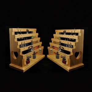 Made in USA Medium Flush Standing Earring Earring Storage Earring Display Earring  Holder Earring Tree