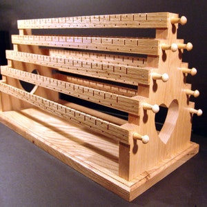 Made in USA  Double Sided Large Standing Earring Holder Earring Storage Earring Organizer Earring Display with Pegs