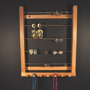 Fish hook earring holder deals