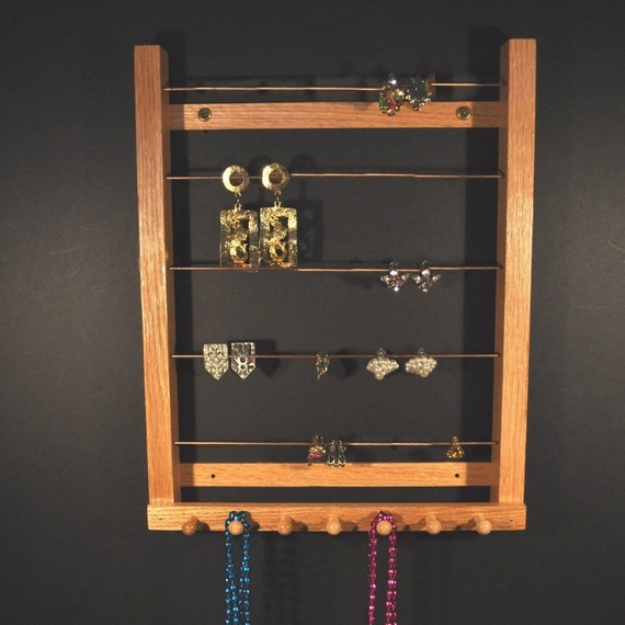 Made in USA Medium Hanging Earring Holder Earring Display Earring Storage  Earring Organizer for Clip-on Style Earrings 