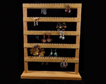 Made in USA Double Sided Medium Standing Earring Holder Earring Tree Earring Storage Earring Organizer Earring Display