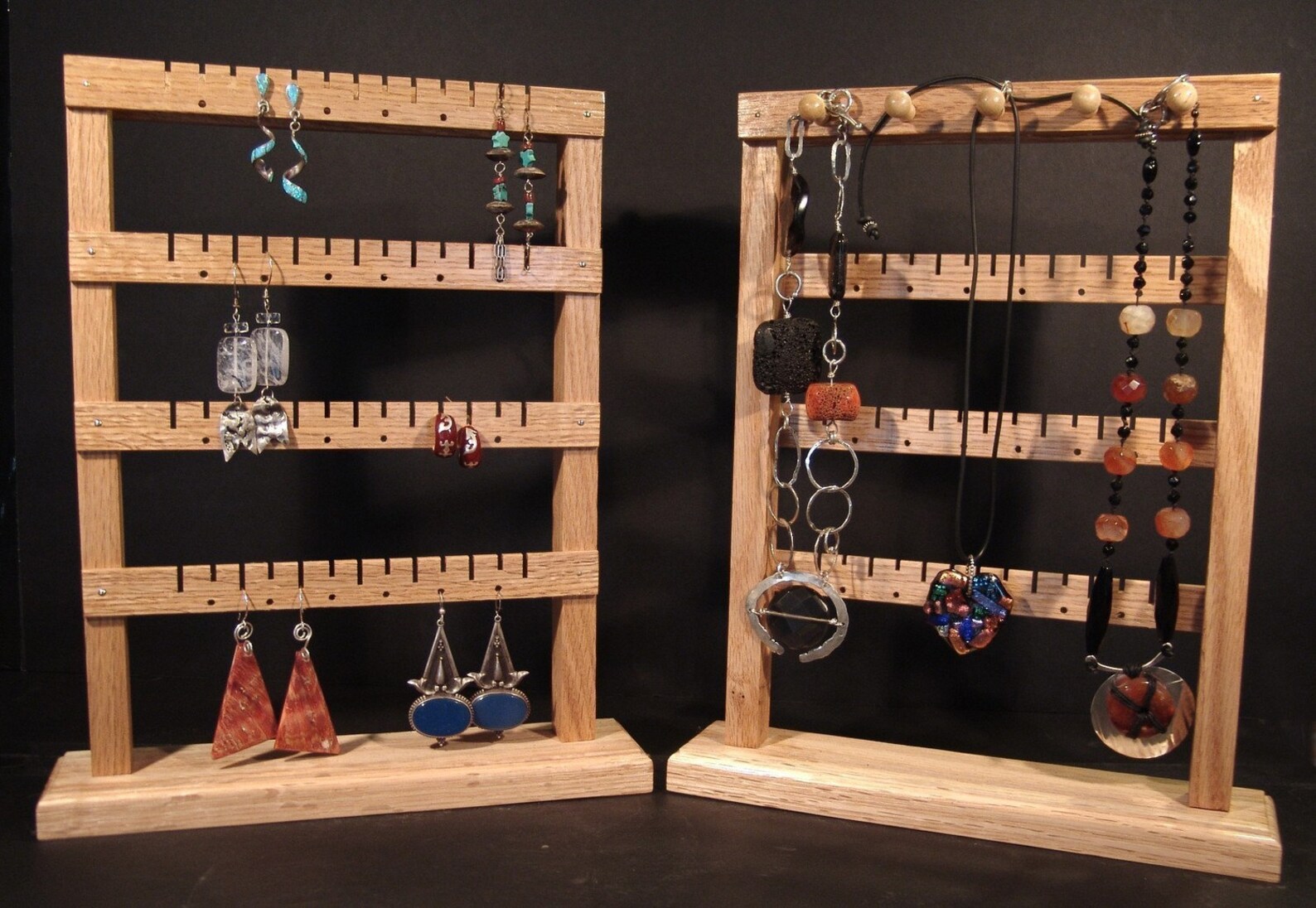 Earring Jewelry Tree Holder Organizer Small Standing Etsy