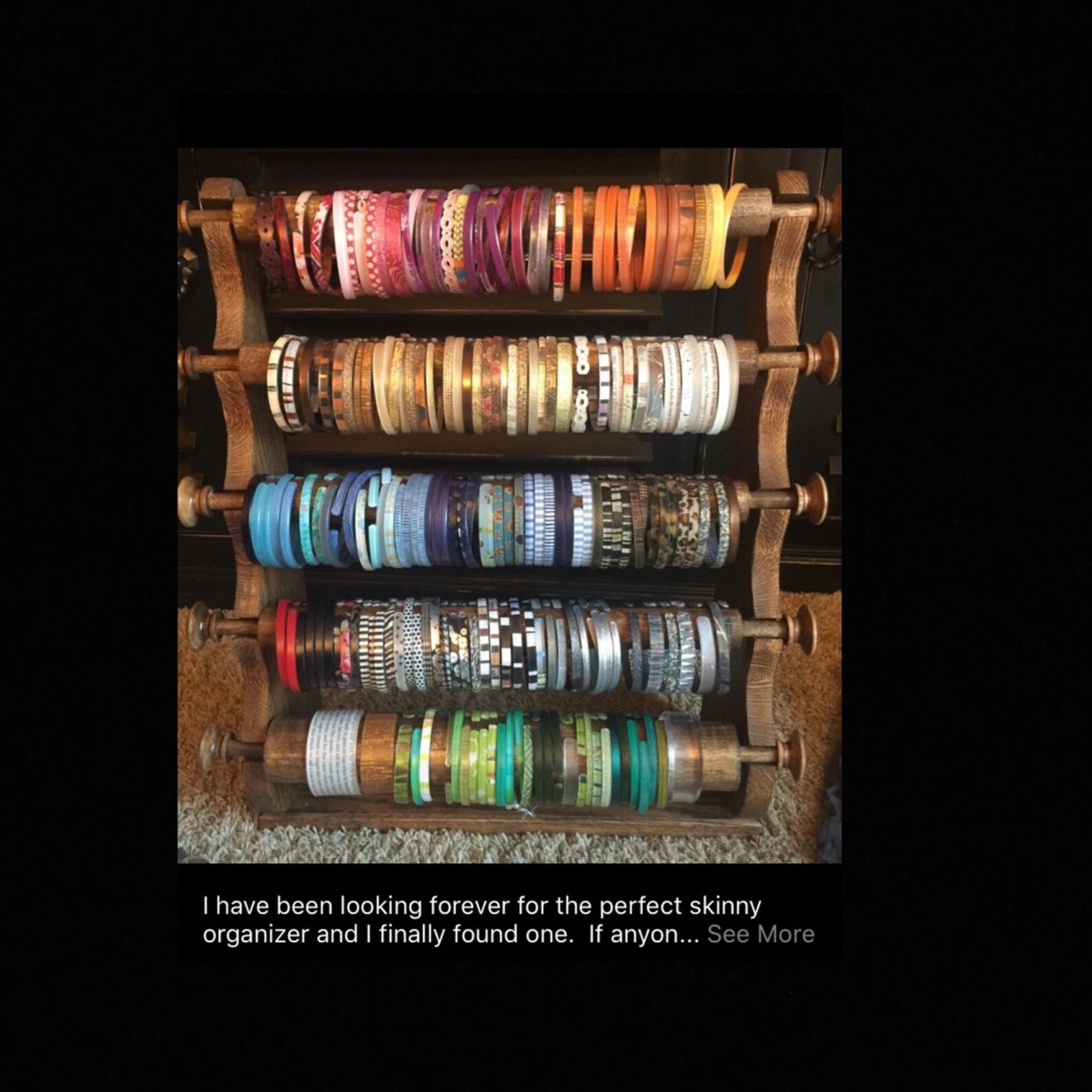 5 Wand Standing Holder for Cuffs and Bracelet Storage Display Etsy