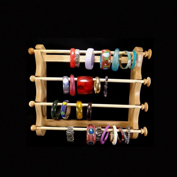 Made in USA 4 Wand Standing Bracelet Holder Bracelet Storage