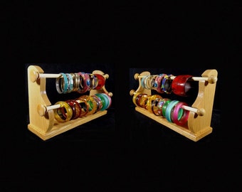 Made in USA  2 Wand Standing Bracelet Holder Bracelet Organizer