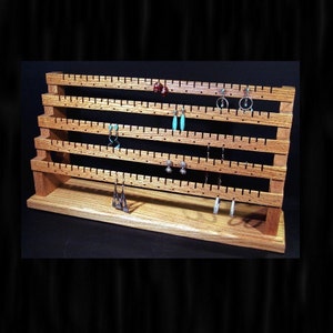 Made in USA  Large Flush Standing Earring Holder Tree Organizer