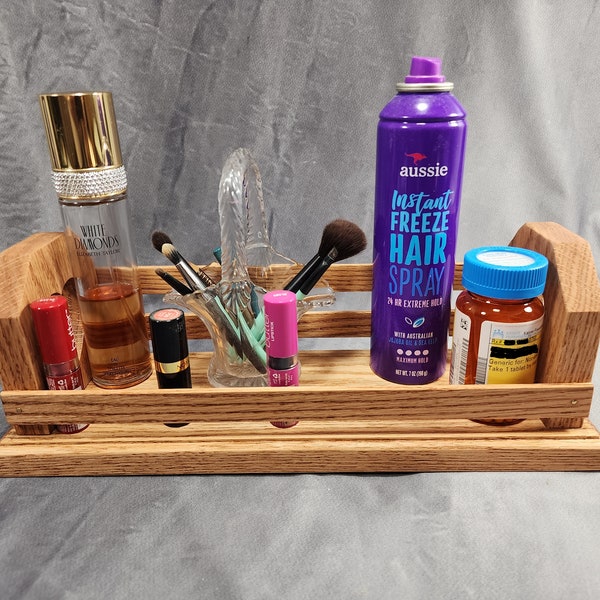 Made in USA Bathroon storage caddy for odd and ends