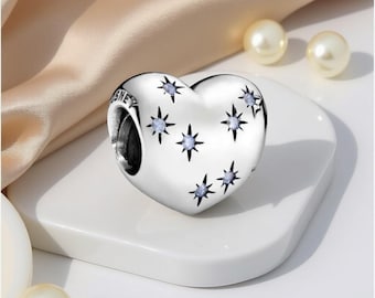 Cinderella's Dream Charm, Trending Charakter Schmuck für Frauen, authentische Silberteile in Blau.