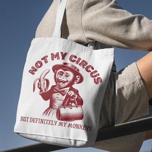 Sarcastic Monkey Png Svg, Sassy Monkey Sublimation, Not My Circus but ...