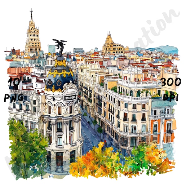 Clipart Spain Madrid Etsy clipart-spain-madrid-etsy