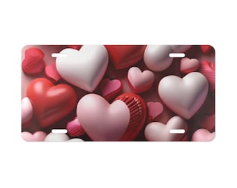 Valentine's Day Vanity Plate