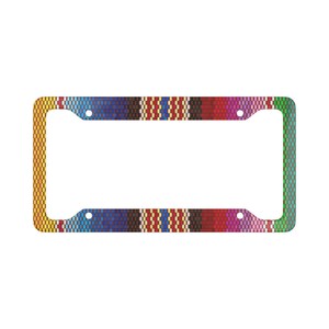 Canvas Design License Plate Frame