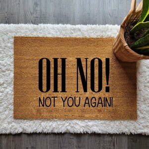 Funny Doormat - Customized Name & Welcome Mat - Housewarming Gift - Personalized Front Door Mat - Welcome Mat- Unique Doormat- Custom Mat