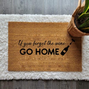 Custom Doormat - Customized Name & Welcome Mat - Housewarming Gift - Personalized Front Door Mat - Welcome Mat- Funny Doormat- Custom Mat