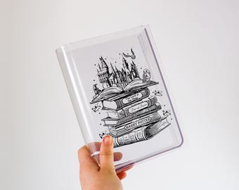 Personalized Acrylic Book Shaped Flower Vase, Custom Book Themed Home Decor, Book Lover Gift, Gift for Flower Lover, Eco-Friendly Home Decor