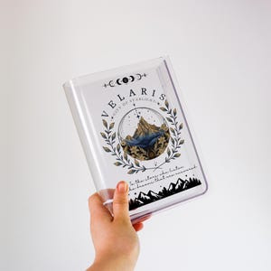 Acotar inspirierte Acrylbuch förmige Blumenvase, Velaris Büchervase, Stadt des Sternenlichts, Dornen und Rosen, Nachtgericht, Sarah J Maas Merch