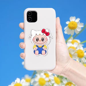 Custom Cute Labubu Phone Grip, Personalized Pink Labubu Phone  Grip Holder, Labubu Phone Stand, Gift for Labubu Lover, Birthday Gift for Her