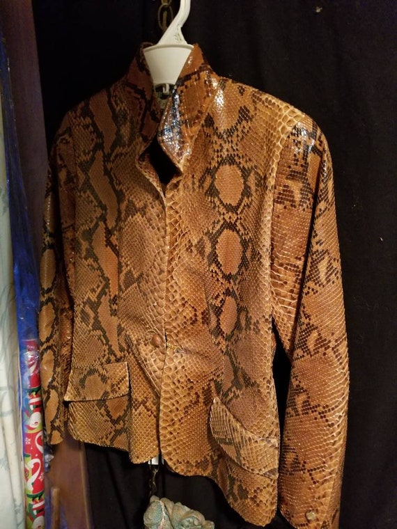 Python skin jacket