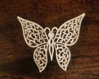 Broche de mariposa de esmalte Trafari