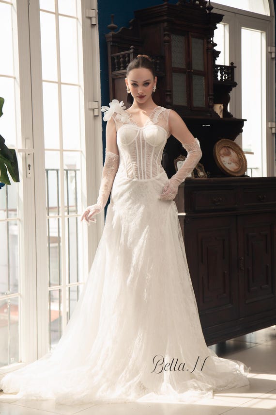 knee length dresses for ladies Bella Lace Dress – Style Island main image 1