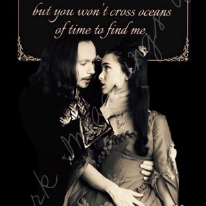 Dracula und Mina Karte zum Valentinstag, Hochzeit, Jahrestag, Verlobung, romantischer Anlass mit Umschlag, Digitaler Download/E-card