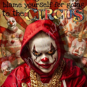 Philosophical clown, Digital /E-greeting card can be personalised for any occasion. Send via your smartphone, text, email. WhatsApp.