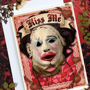 Leatherface Dark Humour Anniversary and Valentine’s Cards