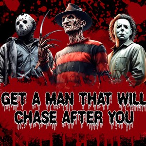 Klassische Filmmörder, Jason, Michael und Freddy jede Anlass Karte und Umschlag, digitale Horror Karte zu Hause ausdrucken oder E-card