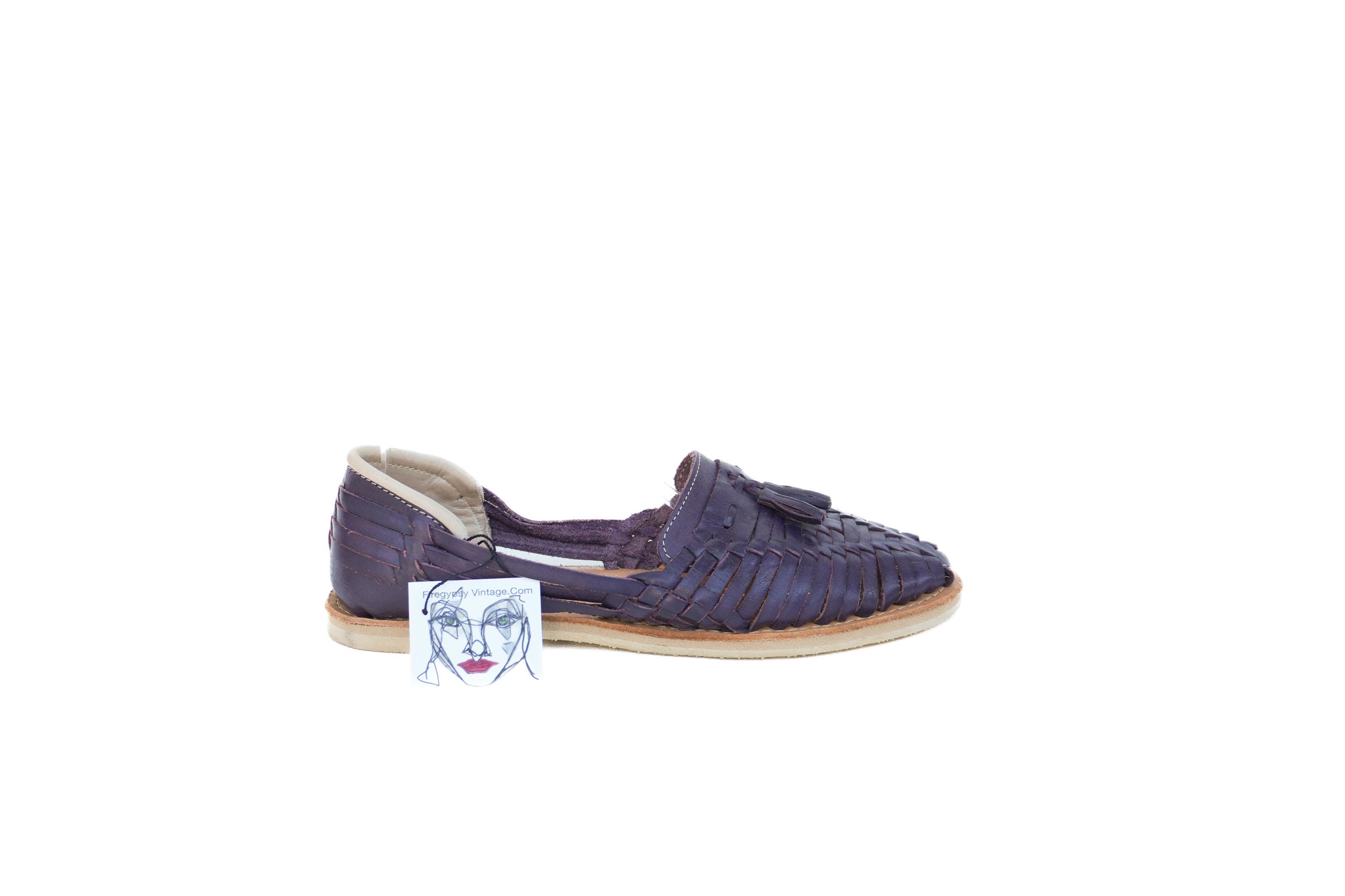 Leather Tassel Huaraches/Sandals size 10 Women main image 4