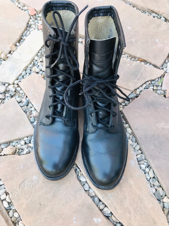 vestir Caprichoso trabajo Botas militares vintage TAMAÑO DE HOMBRE 12 Botas de combate - Etsy México