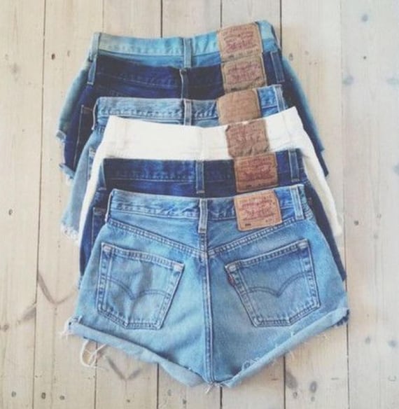 Vintage LEVI Shorts All Sizes CUSTOM-FIT Button Fl