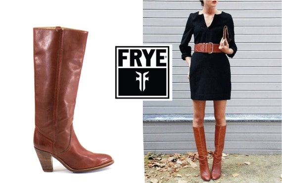 Frye, Hoge laars met lage hak Frye, Hoge laars met lage hak