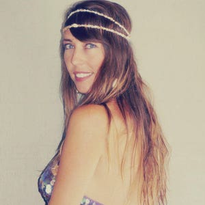 Seashell Headband Mermaid Crown Festival Flapper Wedding Hawaiian Ocean Pretty Hair Headpiece image 6