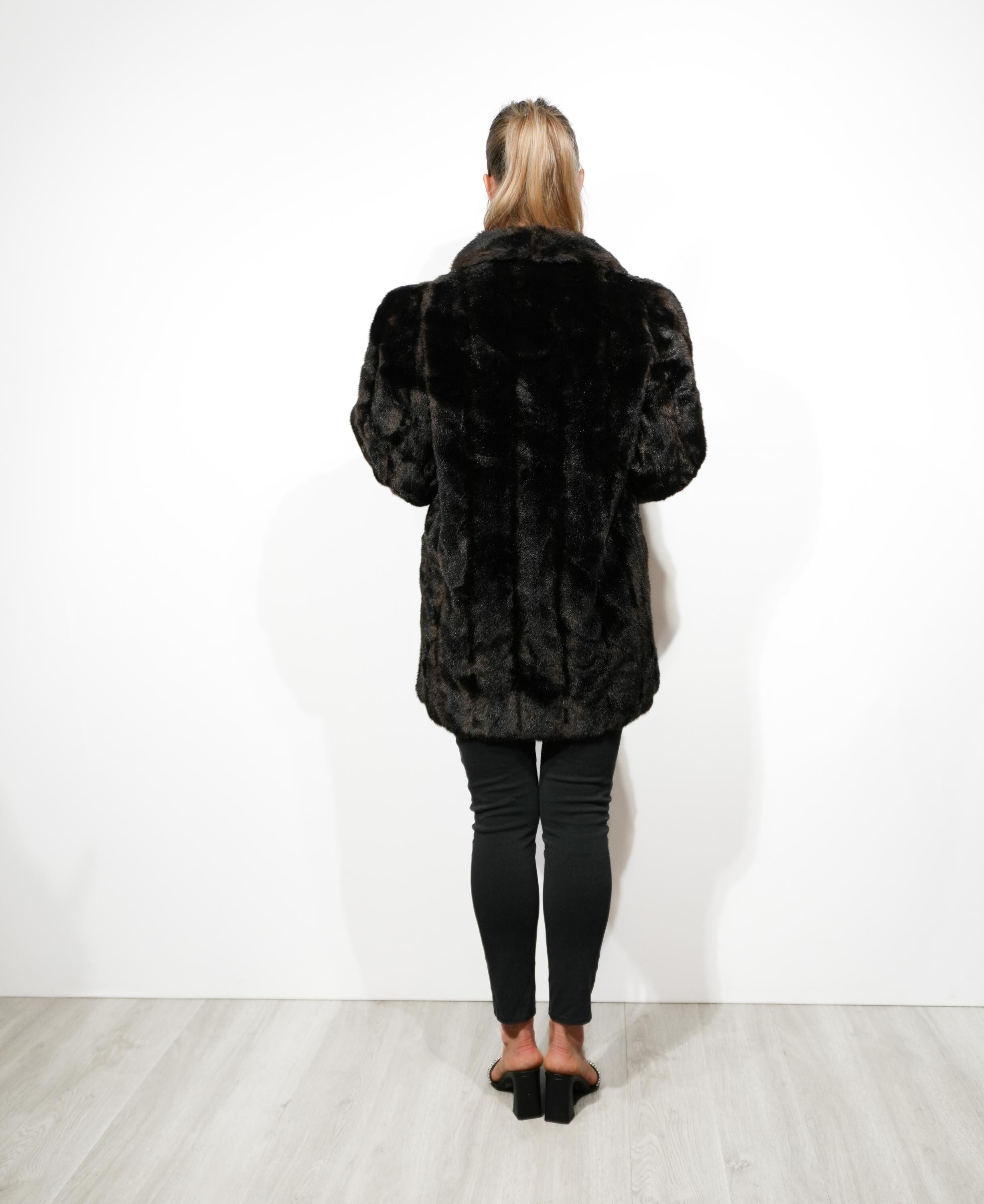 コート PLAIN FW25 FAKE MINK FUR JACKET (JJ25068 BLACK) コート PLAIN FW25 FAKE MINK FUR JACKET (JJ25068 BEIGE