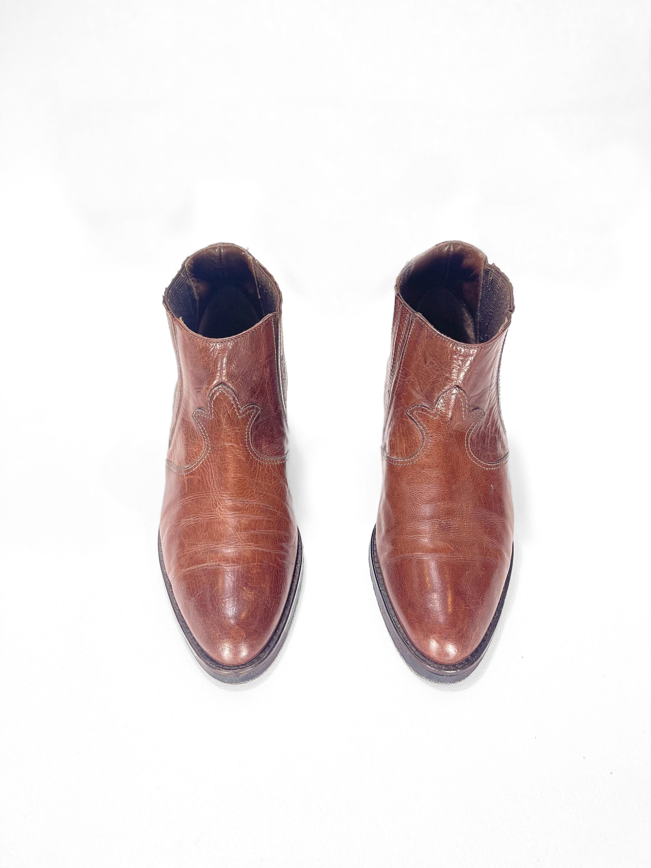 Brown Short Boots - Etsy