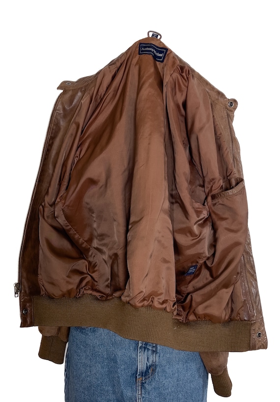 R*n様 70-'s France製 suède leather flight Leather Bomber Jacket Aviator Vintage 1970s Suede Cropped