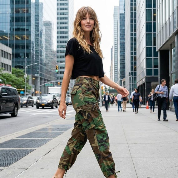 Clothing Ladies Army Combat Trousers Camouflage Outfit For Girl 2pc Sexy  Army Ranger Camo