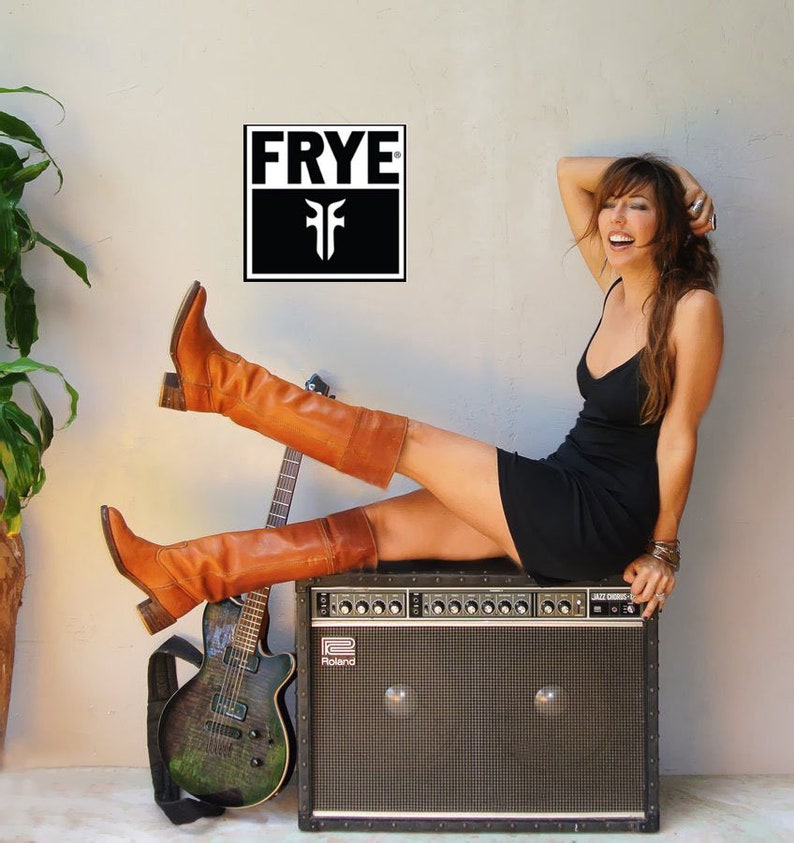 FRYE Boots Size 7 OTK Campus Tall Brown Over The Knee Boots Womens Size 7