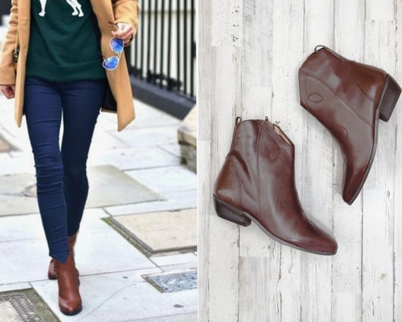 Vintage Ankle Booties Size 6 Short 