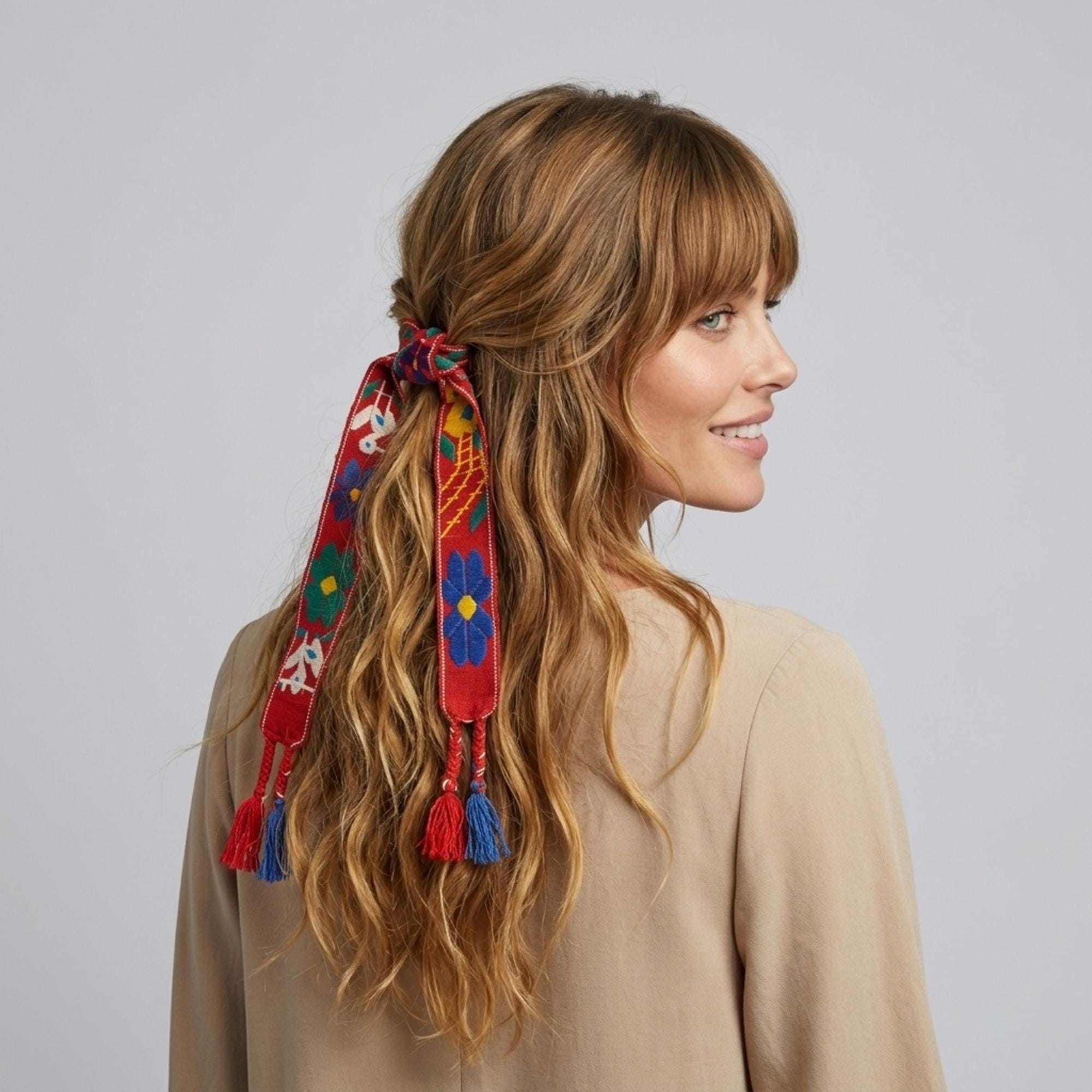 Guatemalan Hair Ribbon - Etsy display picture 2